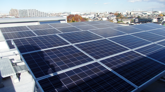 太陽光発電装置の設置